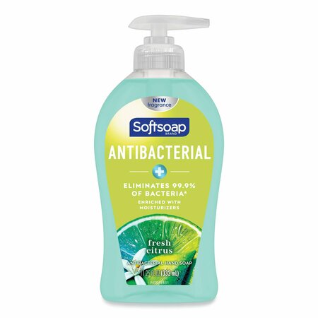 SOFTSOAP Antibacterial Hand Soap, Fresh Citrus, 11 1/4 oz Pump Bottle US03563A